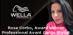 Rose Corbo, Wella Award Winner, Professional Avant Garde Hairstylist