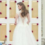 bridal hairstyle long back view
