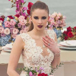 bridal hairstyle ponytail
