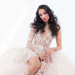 bridal hairstyle long loose curls