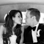 bridal hairstyles long one side swept back with crystal hair clip
