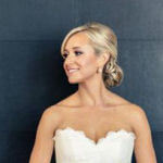 bridal hairstyle low bun