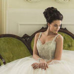 bridal hairstyles romantic updo with curls for long hair